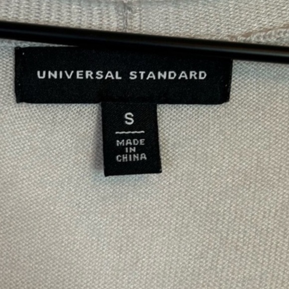 UNIVERSAL STANDARD LONG WOOL BLEND OPEN CARDIGAN SIZE SMALL - Picture 7 of 10